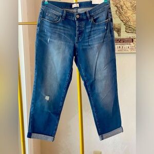 LOFT cropped denim pants.